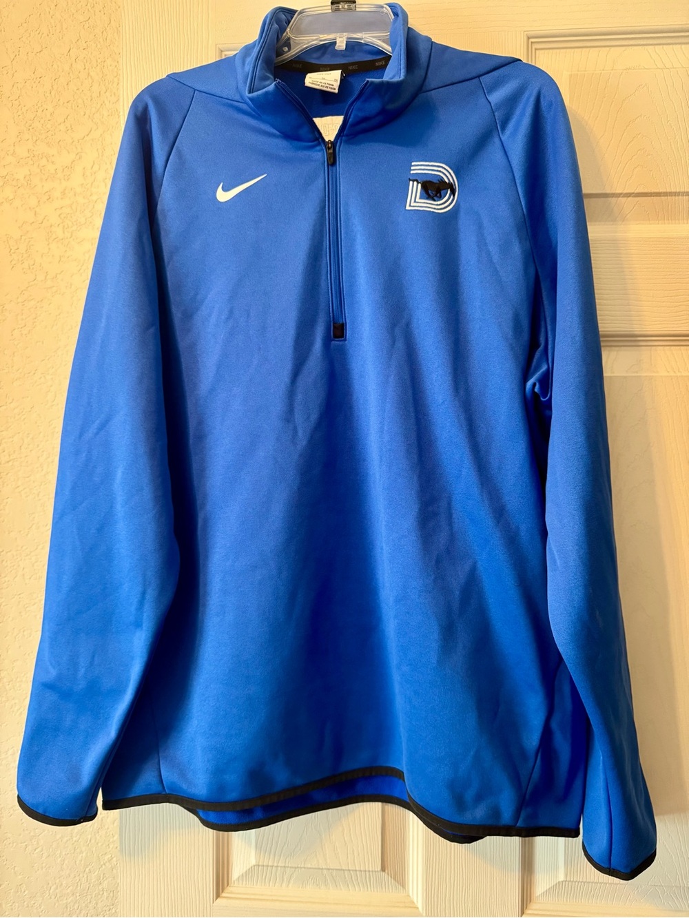 SMU Mustangs Nike Quarter-Zip Pullover